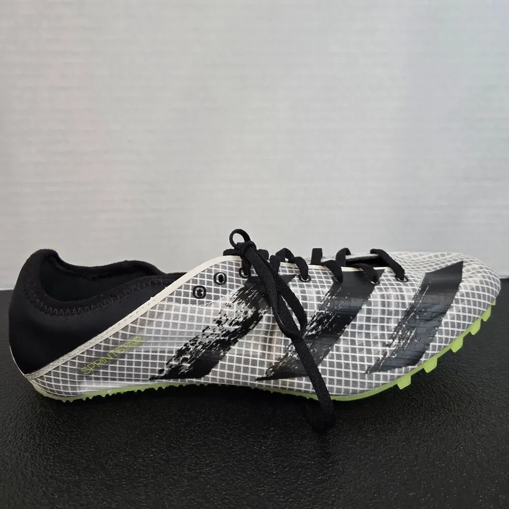 NWT Adidas Sprintstar Men's Track & Field Spike Shoe Gray/Black Sz 12.5/13